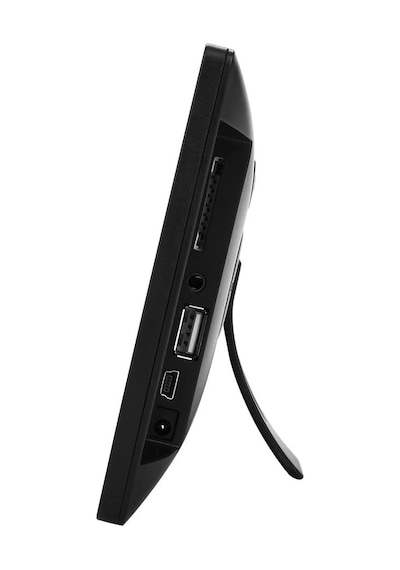 17,8 Cm 7 İnç Dijital Fotoğraf Çerçevesi, Tutucu Setli, Led Ekran, Hd Fotoğraf Çerçevesi Desteği, Çalar Saat