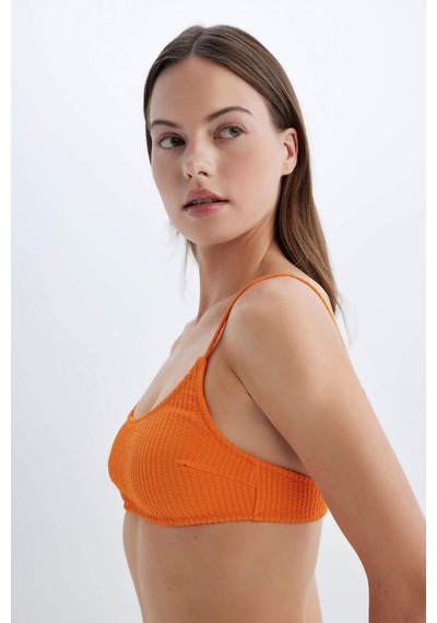 DeFacto Regular Fit Bürümcük Bikini Üstü-Fall in Love B7207AX24SMOG313