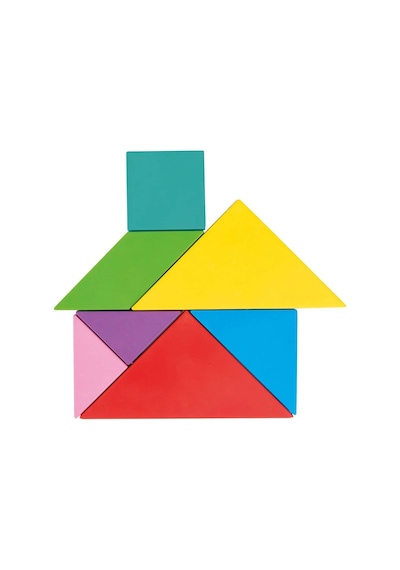 03 569 Ahşap Manyetik Tangram -pilsan Oyuncak - Grsy-890754 1 Adet