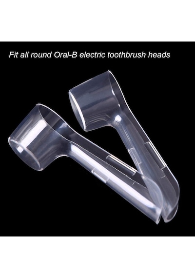 Oral-b Uyumlu Şarjlı Diş Fırçası Ve Elektrikli Diş Fırçası Başlıkları Için Koruma Kapağı 2 Adet