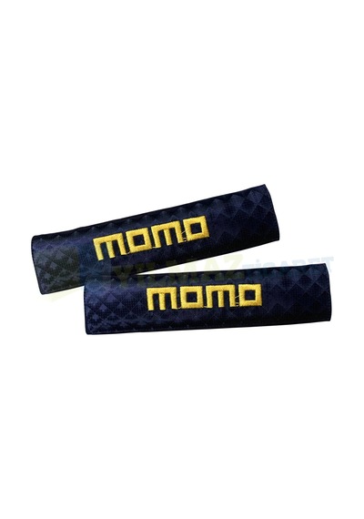 Momo Logo Nakışlı Emniyet Kemer Kılıfı Ped 2 Adet Yüksek Kalite