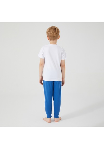 Spider Man D4757-3 Çocuk  Beyaz Pijama