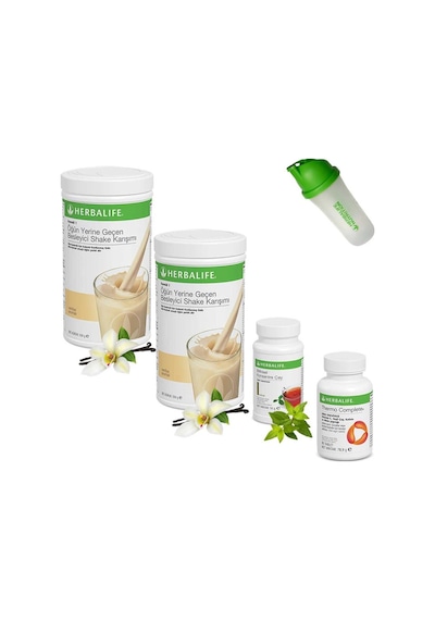 Herbalife Shake Vanilya 2 - Çay Klasik 50 Gr - Thermo Complete - Shaker