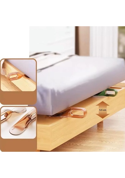 Ergonomik Yatak Yükseltici Çarşaf Değiştirmeye Yardımcı Tıkma Düzeltme Aparatı Spatula Altın Ve Çok Renkli