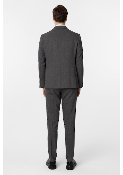 Süvari Siyah Slim Fit Desenli Mono Yaka 6 Drop Klasik Takım Elbise Siyah Süvari Siyah Slim Fit Desenli Mono Yaka 6 Drop Klasik Takım Elbise Siyah