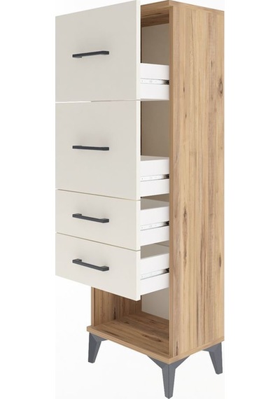 Arges Dolap 4 Çekmeceli 44x30x134 Çam-aytaşı Atlas Çam Arges Dolap 4 Çekmeceli 44x30x134 Çam-aytaşı Atlas Çam