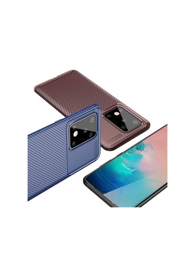 Galaxy S20 Ultra Kılıf Zore Negro Silikon Kapak Lacivert