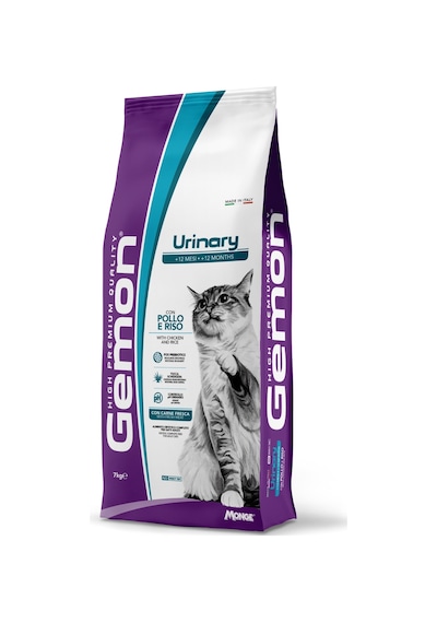 Gemon Urinary Tavuklu Pirinçli Yetişkin Kedi Maması 7 Kg