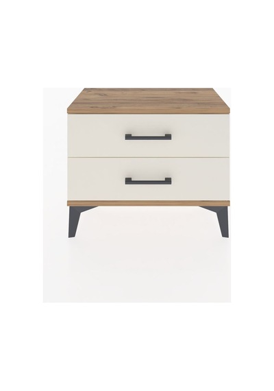 Arges Komodin 2 Çekmeceli 60x30x48 Çam-aytaşı Çam