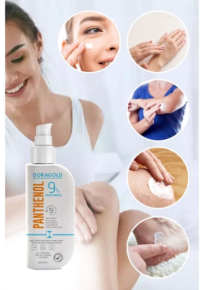 Doragold Panthenol El Yüz ve Vücut Bakım Losyonu 200 ML