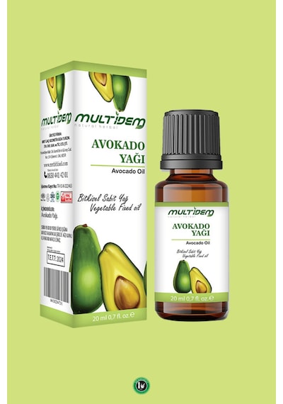 Multidem Avokado Bitkisel Yağ 20 ML