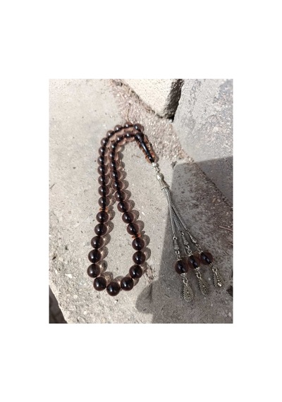 Ateş Kehribar Tesbih Küre Kesim Gümüş - 867667499 Gümüş - 867667499 Gümüş