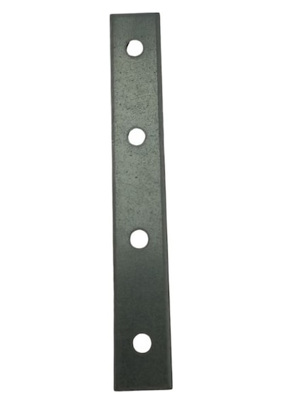 Cateksss Mobilya Dolap Bağlantı Sabitleme Düz Demir Gönye No:19 16x2x110 Mm - 28 Li Paket Gri