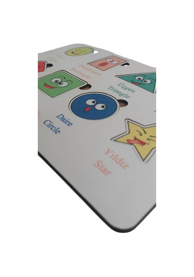 Geometrik Şekiller Bul Tak Eğitici Öğretici Puzzle & Yapboz Bebek Çocuk Oyuncak