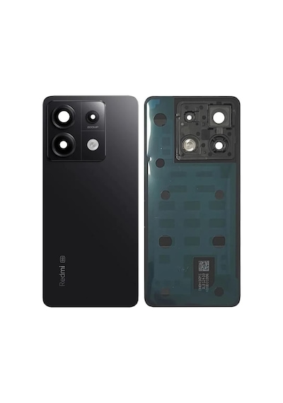 Xiaomi Redmi Note 13 Pro 5g Siyah Kamera Camlı Arka Cam Batarya Pil Kapağı Telefon Arka Kapak 30438482