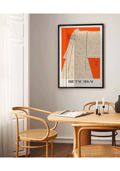 Çerçevesiz Poster Bijutsu Sekai Japon Elbise