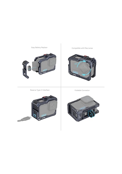 Smallrig 3084c Gopro Hero 9 / 10 / 11 / 12 / 13 İçin Kafes