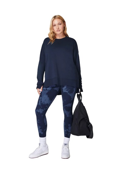 Sweaty Betty After Class Longline Sweatshirt 1085 Lacivert