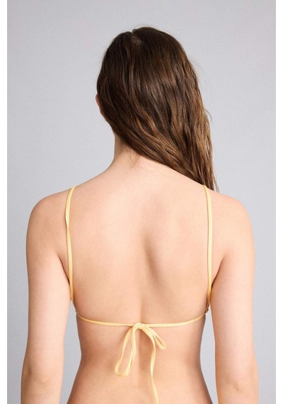 Defacto Regular Fit Bürümcük Bikini Üstü-fall İn Love E0205ax25smyl106 Sarı
