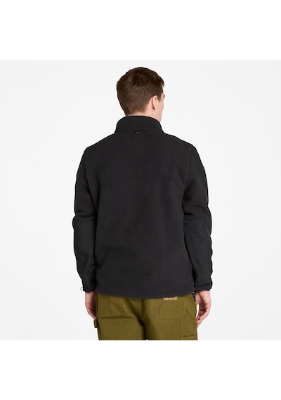 Timberland High Pile Fleece Erkek Ceket-33868 Siyah