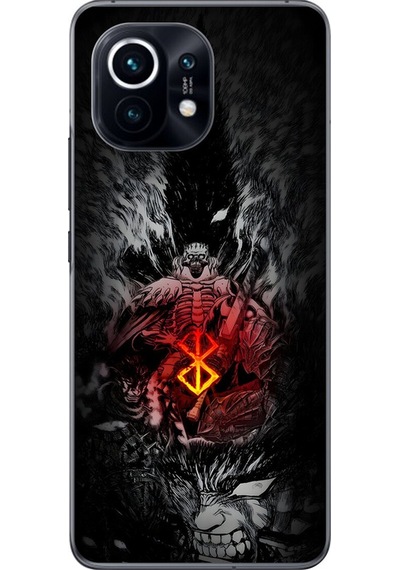 Xiaomi Mi 11 Uyumlu Şeffaf Kılıf Berserk 2 Tasarımlı