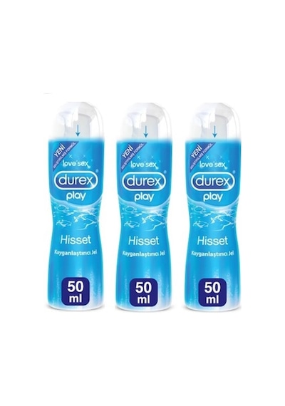 Durex Play Hisset Kayganlaştırıcı Jel 3 x 50 ML