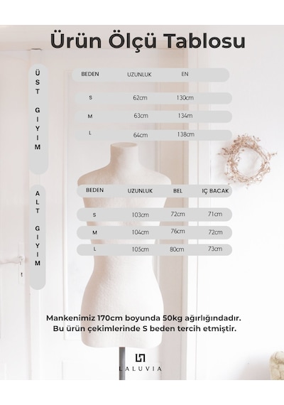 Laluvia Taş Paçası Lastikli Pantolon Gömlek Takım - 909466 Laluvia Taş Paçası Lastikli Pantolon Gömlek Takım - 909466