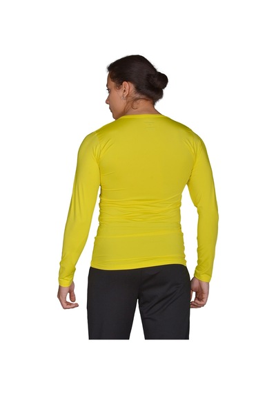 Diadora Soloben - Erkek Sarı Uzun Kollu Spor T-Shirt - Tsrt-Zn