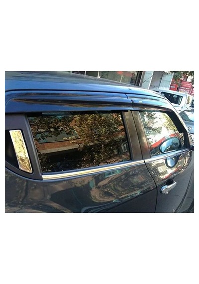Nissan Juke Parlak Siyah Mügen Cam Rüzgarlığı Nissan Juke Tüm Kasalar 4 Lü Set Rüzgarlık