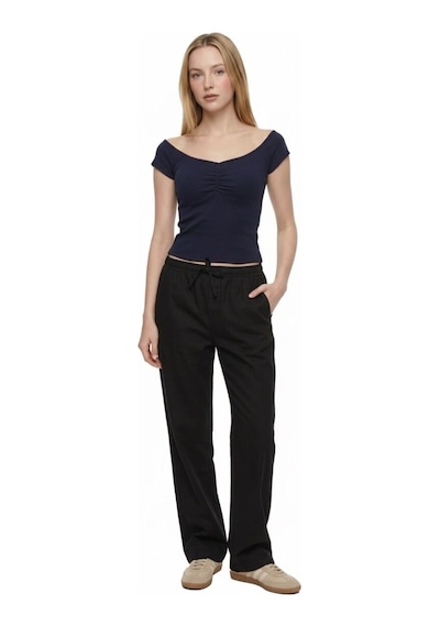 LOFT Slim Fit Kadın Bluz K.kol Lf2042136 Q1.v1 Lacivert LOFT Slim Fit Kadın Bluz K.kol Lf2042136 Q1.v1 Lacivert