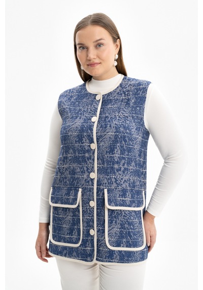 Aker 24ss09569111 Küçük Beden Yelek 24ss09569111 004 Mavi
