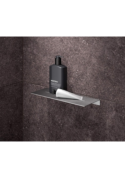 Deltahome Paslanmaz Çelik 28cm Banyo Rafı Duş Rafı - Vidalı Montaj - Inox Çok Renkli