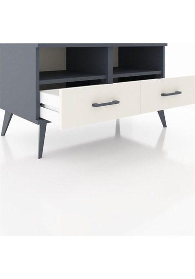 Hyperion Şifonyer 2 Raflı 2 Çekmeceli 88x44x48 Antrasit-antrasit/aytaşı Antrasit/aytaşı Hyperion Şifonyer 2 Raflı 2 Çekmeceli 88x44x48 Antrasit-antrasit/aytaşı Antrasit/aytaşı