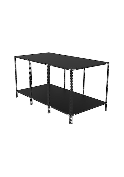 2 Katlı Renkli Paketleme Masası - Atölye, Depo, Hobi Çalışma Masası - Mavi Siyah-177x93 Cm-75 Cm Çok Renkli 2 Katlı Renkli Paketleme Masası - Atölye, Depo, Hobi Çalışma Masası - Mavi Siyah-177x93 Cm-75 Cm Çok Renkli