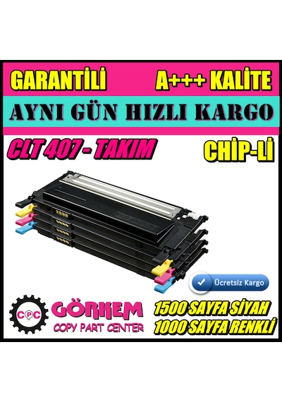 Samsung Clp325 Toner Uyumlu Takım / Clt-K407S N11.22870