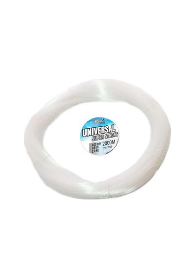Asso Universal Çile 2000mt Monofilament Misina Beyaz 0.45 Mm