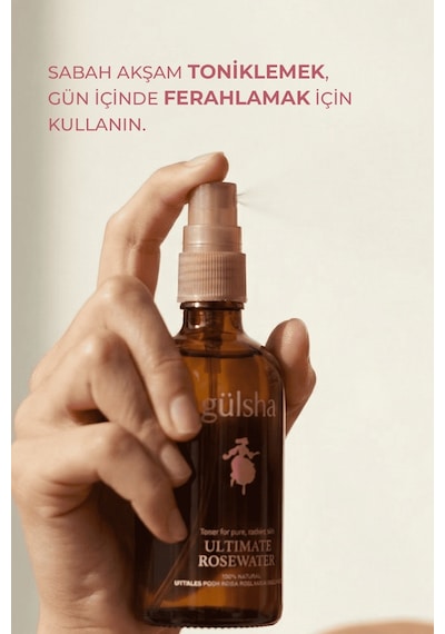Gülsha Tam Gül Suyu 50 ML