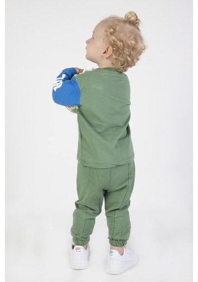 Harika Kids Erkek Bebek&çocuk İki İplik Kumaş Orta Kalınlıkta Örme Basic Alt Üst Eşofman Takımı 001