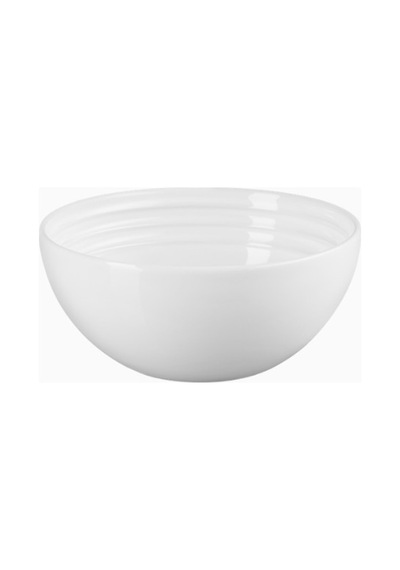 Le Creuset Seramik Şık Tasarım Atıştırmalık Kasesi Beyaz