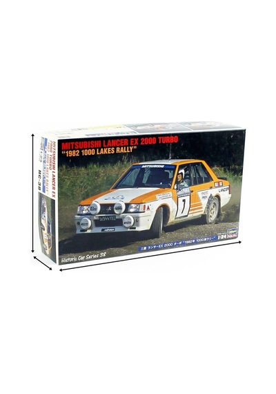 Hasegawa Hc38 21138 1/24 Ölçek, Mitsubishi Lancer Ex 2000 Turbo 1982 1000 Lakes Rally , Yarış Aracı Plastik Model Kiti