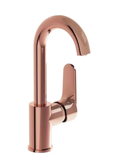 VitrA 4275429 Root Round Döner Borulu Soft Bakır Lavabo Bataryası