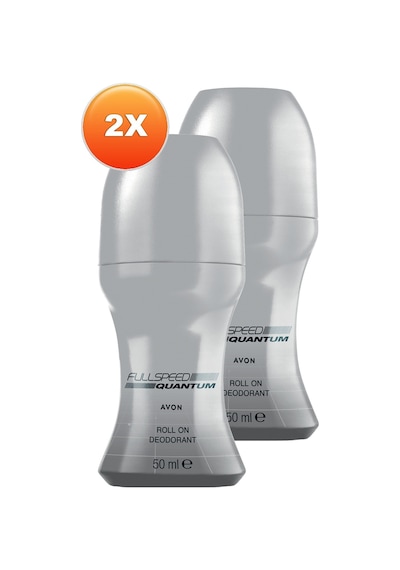 Avon Full Speed Quantum Erkek Roll-On Deodorant 2 x 50 ML