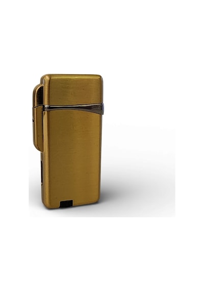 Altın Hat Altın Renkli Köşeli Ve Retro Çakmak Gold