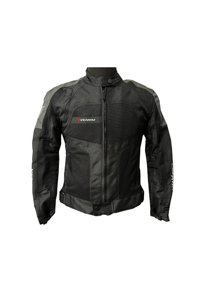 Venom Ceket Dynamıc Siyah Gri Dört Mevsim Motosiklet Montu