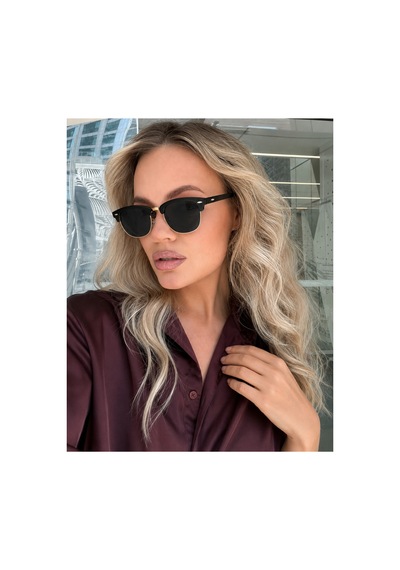 Club Master Güneş Gözlüğü Unisex Uv400 Korumalı Unisex Ae3016 Siyah