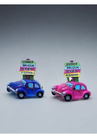 Şirince & Selçuk & Efes & Kuşadası Temalı Polyester Magnet 42392874