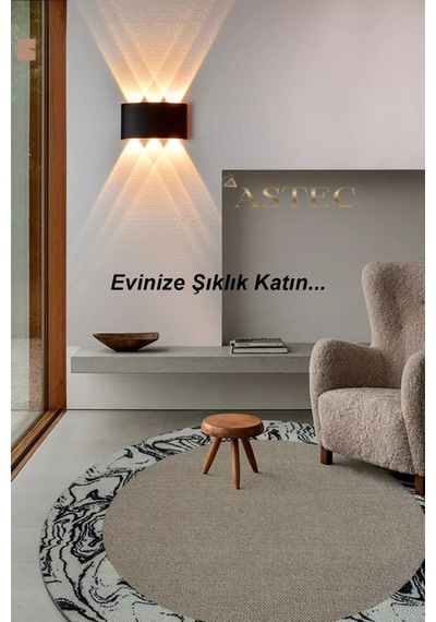 Astec Dekoratif Aydınlık Aplik Gün Işığı 10 W Su Geçirmez İç-dış Mekan