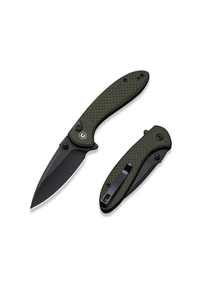Civivi Faeger Milled Od Green G10 Handle Black Stonewashed 14c28n Blade Kamp Çakı Yeşil