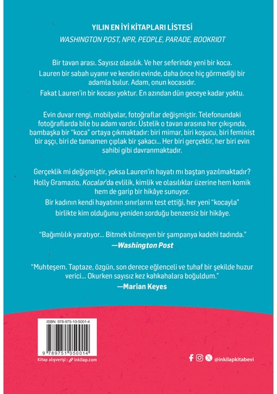 İnkılap Kitabevi Kocalar / Holly Gramazio