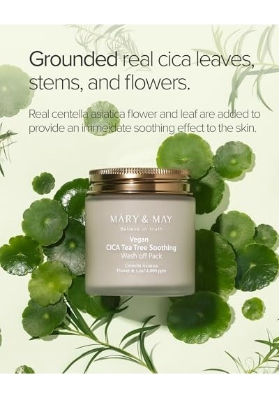 Tr May Cica Tea Tree Yatıştırıcı Cilt Bakım Maskesi 125 Ml